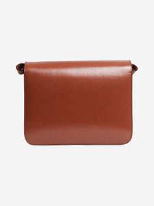 Burberry Brown TB leather shoulder bag