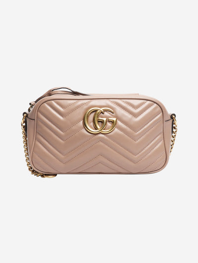 Taupe GG Marmont leather bag Shoulder bags Gucci 