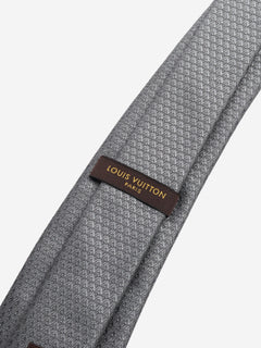 Grey silk tie Ties Louis Vuitton 