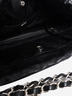Black 22 quilted tote bag Tote Bags Chanel 