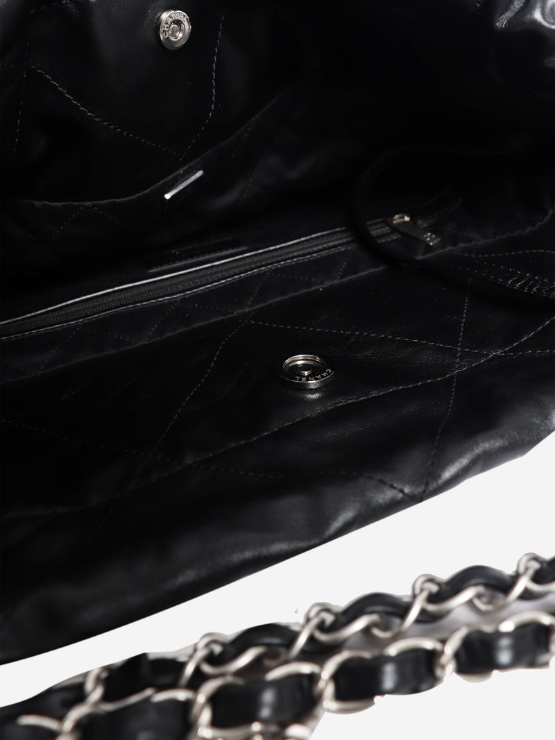 Black 22 quilted tote bag Tote Bags Chanel 