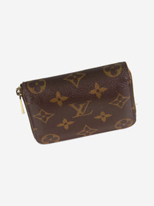 Louis Vuitton Brown Monogram zipped coin purse