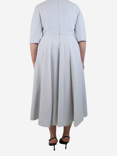 Light blue Georgie crepe midi dress - size UK 14 Dresses Emilia Wickstead 