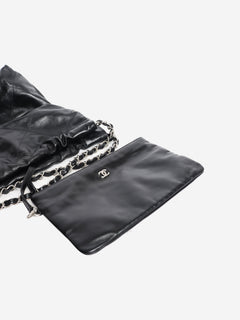 Black 22 quilted tote bag Tote Bags Chanel 