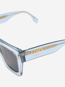 Fendi Blue transparent sunglasses