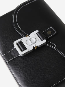 Christian Dior Black 2023 Small Saddle Messenger Bag with Flap