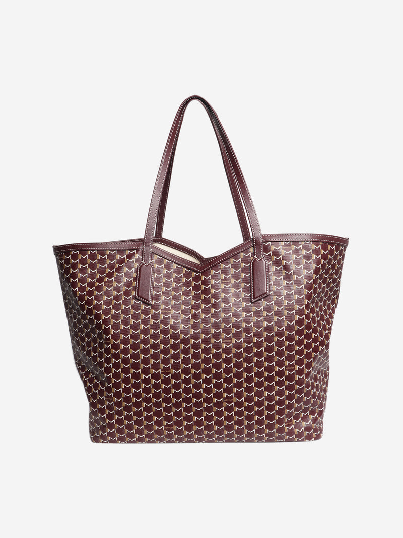Burgundy M Tote PM
