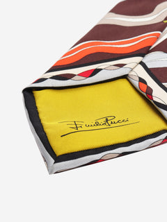 Multicolour silk printed tie Ties Emilio Pucci 