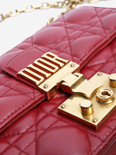 Burgundy New Rock Cannage-quilted bag Cross-body bags Dior 