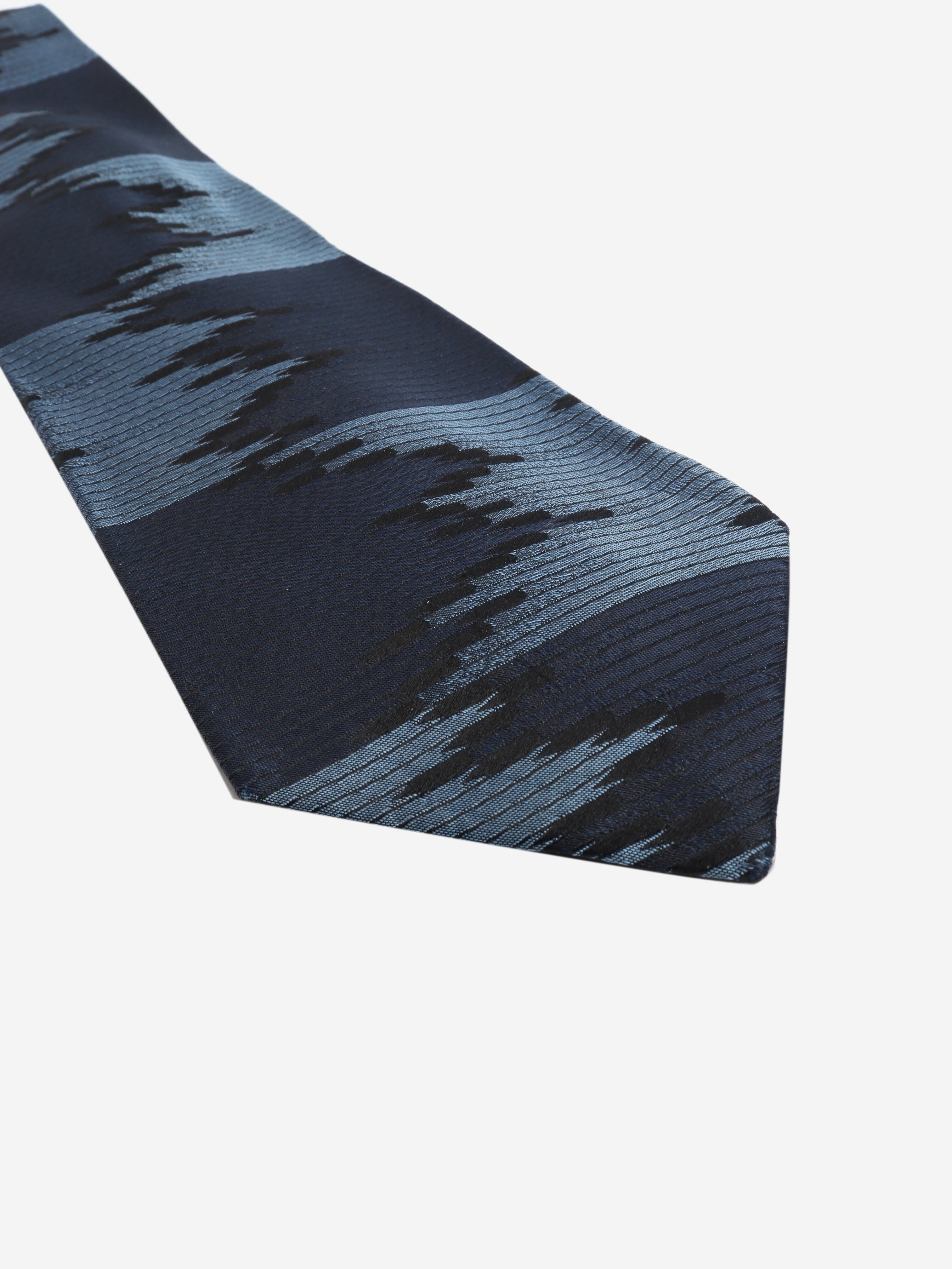 Blue silk jacquard tie Ties Vivienne Westwood 