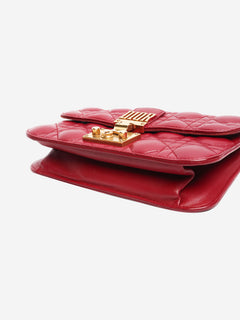 Burgundy New Rock Cannage-quilted bag Cross-body bags Dior 