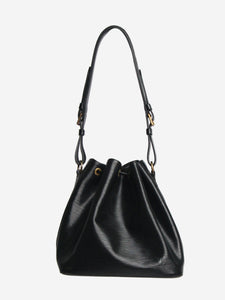 Louis Vuitton Black Noé bucket bag in Epi leather