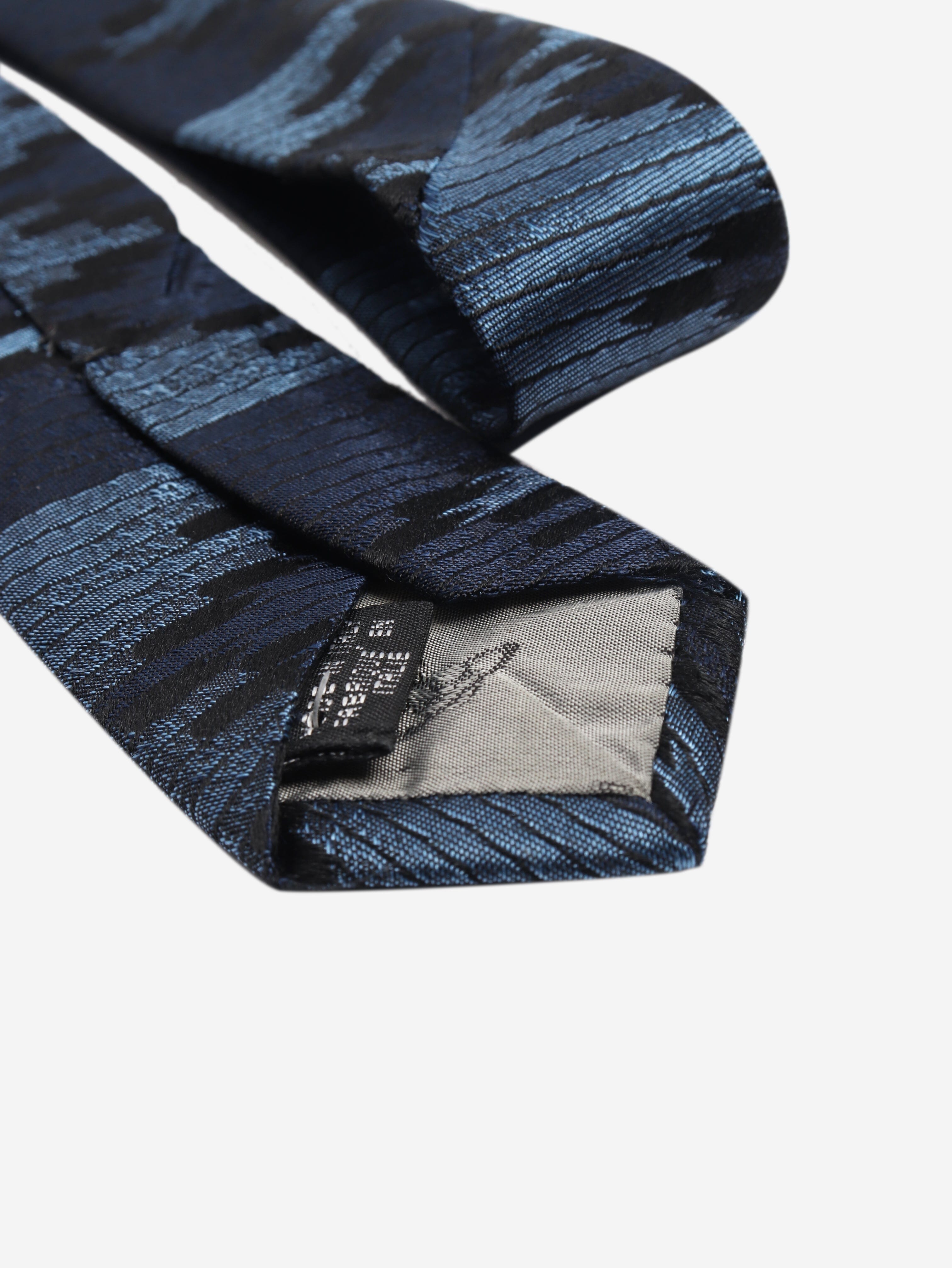Blue silk jacquard tie Ties Vivienne Westwood 
