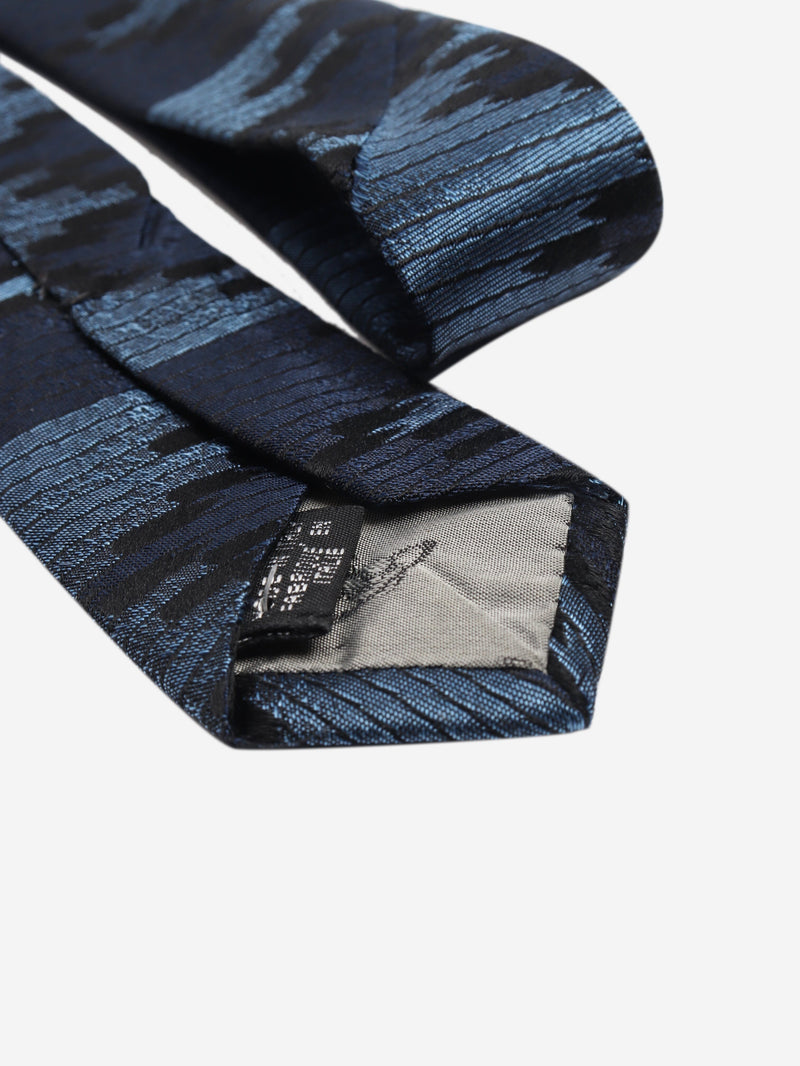 Blue silk jacquard tie Ties Vivienne Westwood 