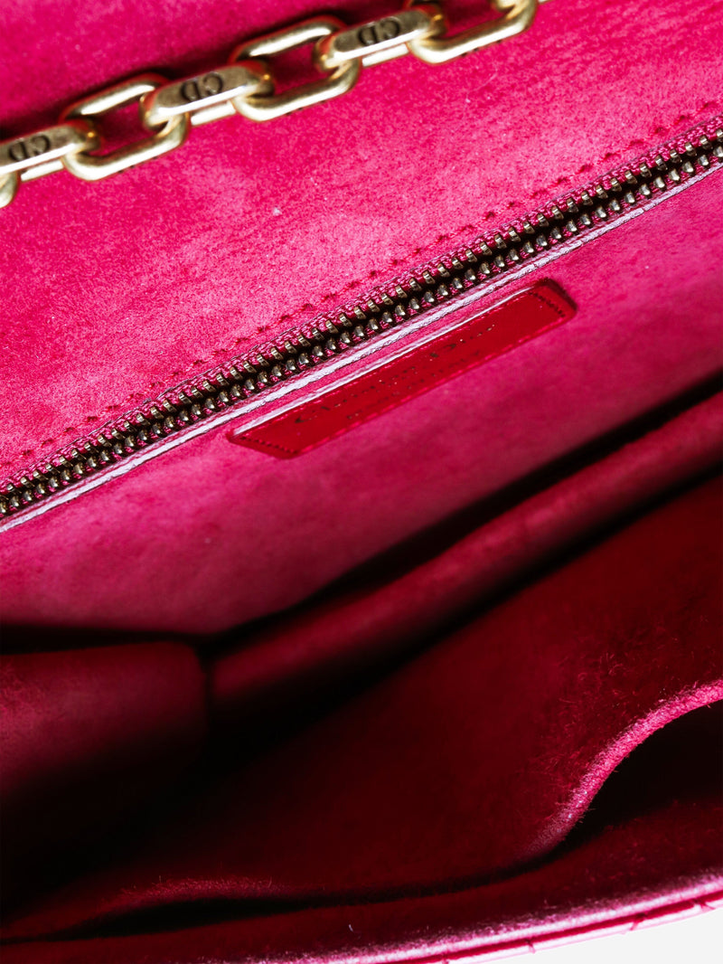 Burgundy New Rock Cannage-quilted bag Cross-body bags Dior 