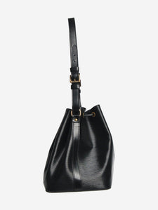 Louis Vuitton Black Noé bucket bag in Epi leather