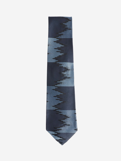 Blue silk jacquard tie Ties Vivienne Westwood 