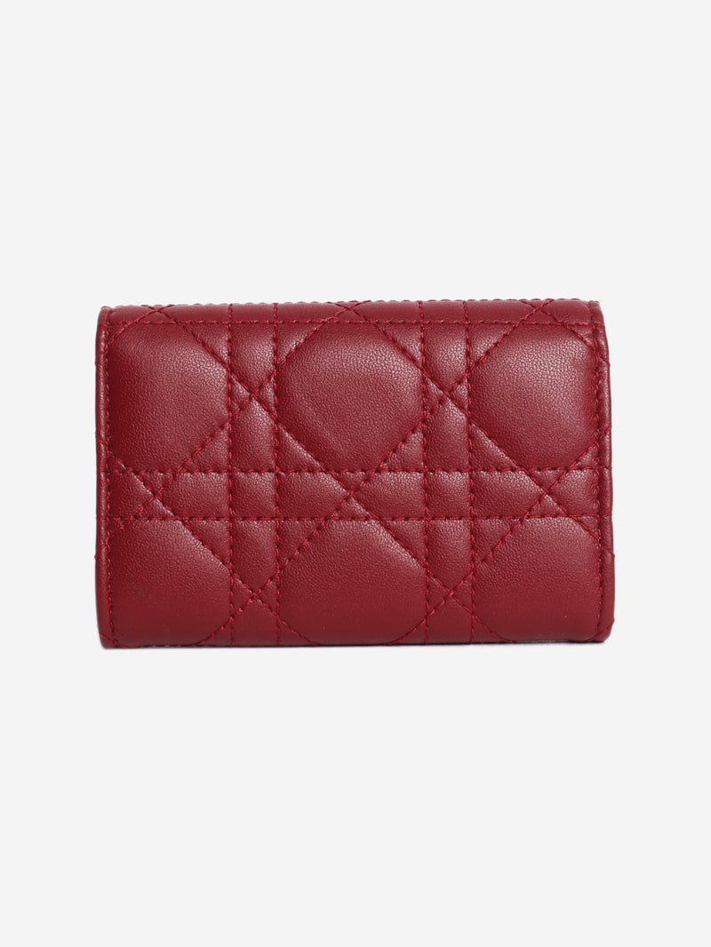 Cherry red My Dior Glycine wallet