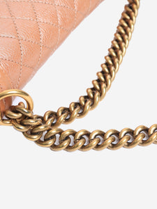 Chanel Pink 2014-2015 Iridescent boy bag