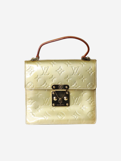 Yellow monogram Vernis Spring Street bag Top Handle Bags Louis Vuitton 