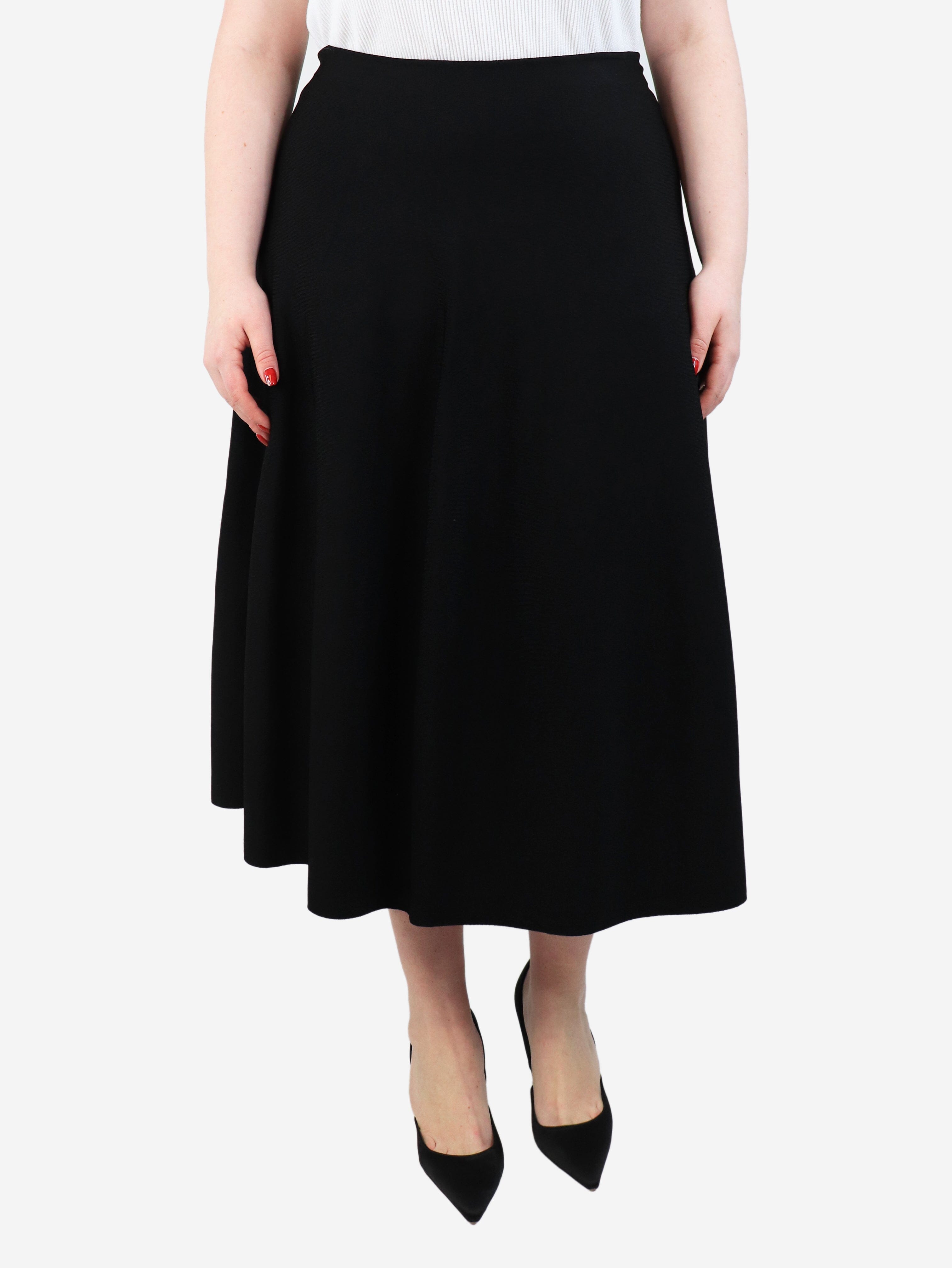Black pleated midi skirt - size XL Skirts The Row 