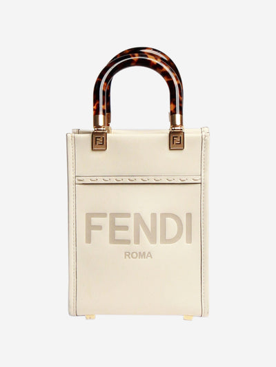 Ivory Sunshine mini Shopper Bag Shoulder bags Fendi 