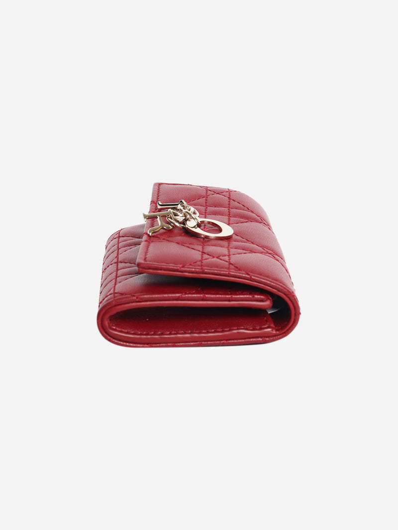 Cherry red My Dior Glycine wallet