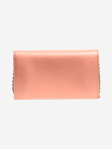Salvatore Ferragamo Pink leather chain wallet