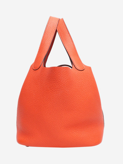 Orange Clemence 18 Picotin Lock handbag Shoulder bags Hermes 