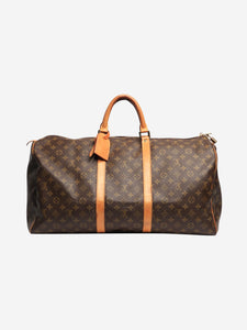 Louis Vuitton Brown Monogram Keepall travel duffle bag