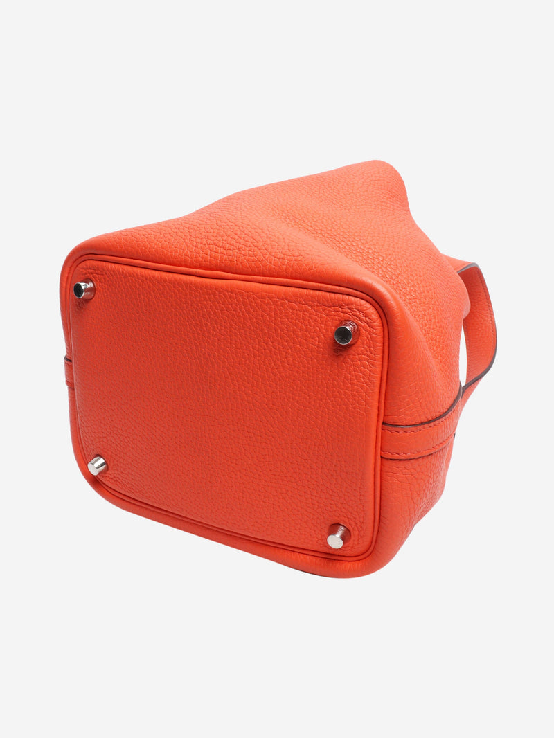 Orange Clemence 18 Picotin Lock handbag Shoulder bags Hermes 