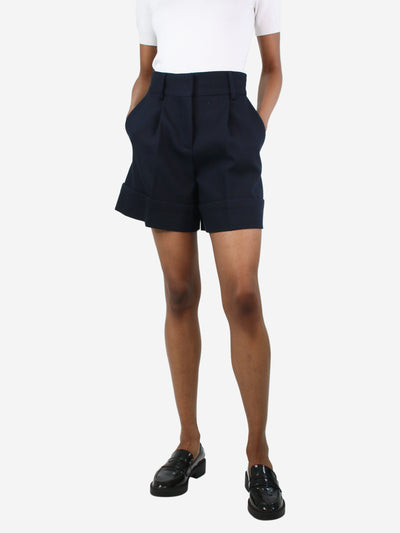 Navy blue cropped shorts - size UK 6 Shorts See By Chloe 