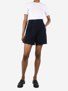 See By Chloe Navy blue cropped shorts - size UK 6