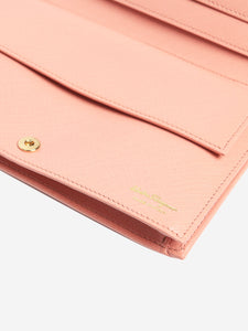 Salvatore Ferragamo Pink leather chain wallet
