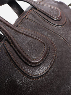 Dark brown Nightingale leather tote bag Tote Bags Givenchy 
