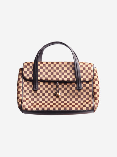 Brown 2002 Damier Sauvage Lion bag Top Handle Bags Louis Vuitton 