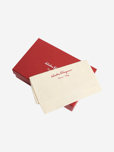 Salvatore Ferragamo Pink leather chain wallet