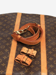 Louis Vuitton Brown Monogram Keepall travel duffle bag