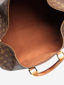 Louis Vuitton Brown Monogram Keepall travel duffle bag
