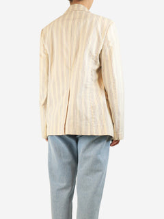Cream pinstripe blazer - size UK 16 Tops Vivienne Westwood 