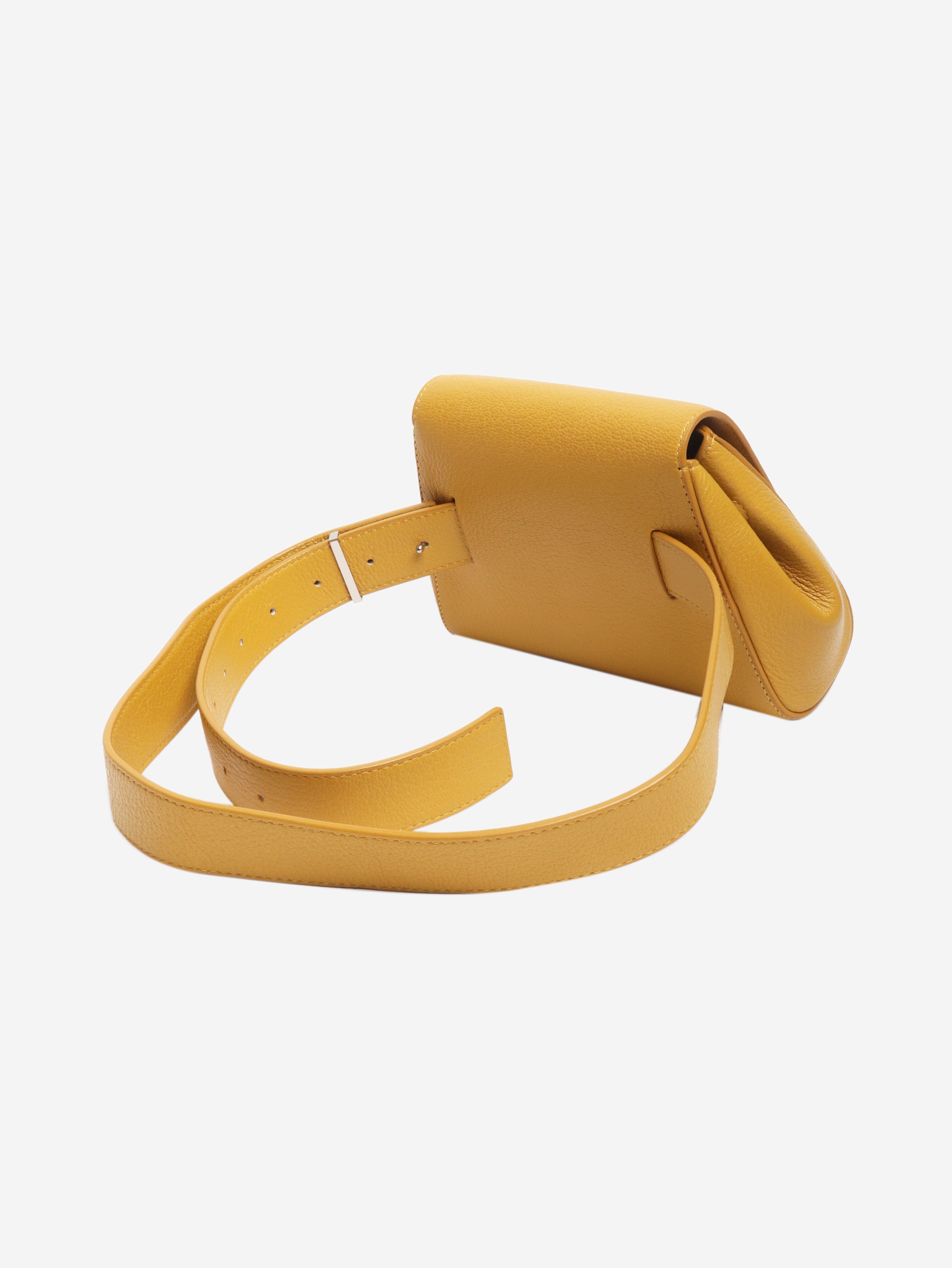 Mustard Yellow leather belt bag Cross-body bags Bottega Veneta 