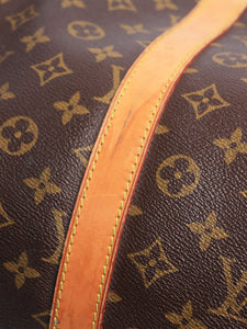 Louis Vuitton Brown Monogram Keepall travel duffle bag