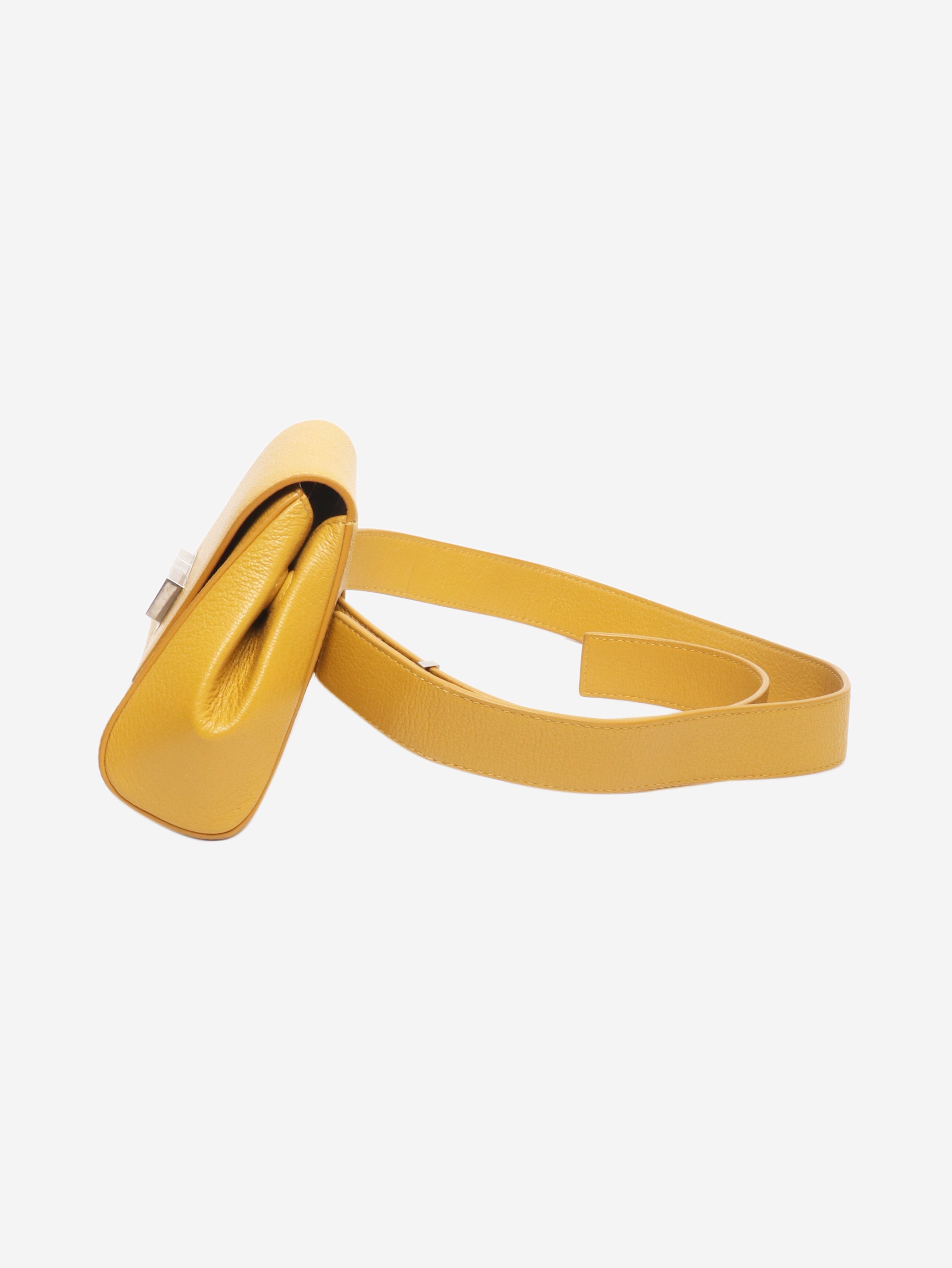 Mustard Yellow leather belt bag Cross-body bags Bottega Veneta 