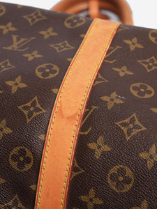 Louis Vuitton Brown Monogram Keepall travel duffle bag