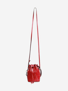 Fendi Red Mon Trésor Mini Bucket Bag