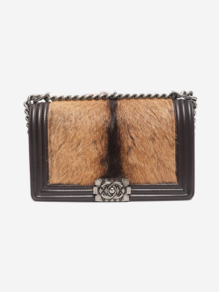 Brown 2013 lambskin and pony hair Boy bag product image