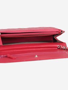 Chanel Pink lambskin 2010-2011 silver hardware Wallet On Chain