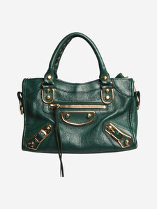 Balenciaga Dark green mini City bag