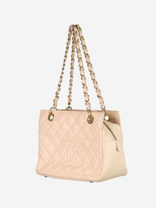 Chanel Beige caviar gold hardware 2010-2011 timeless tote
