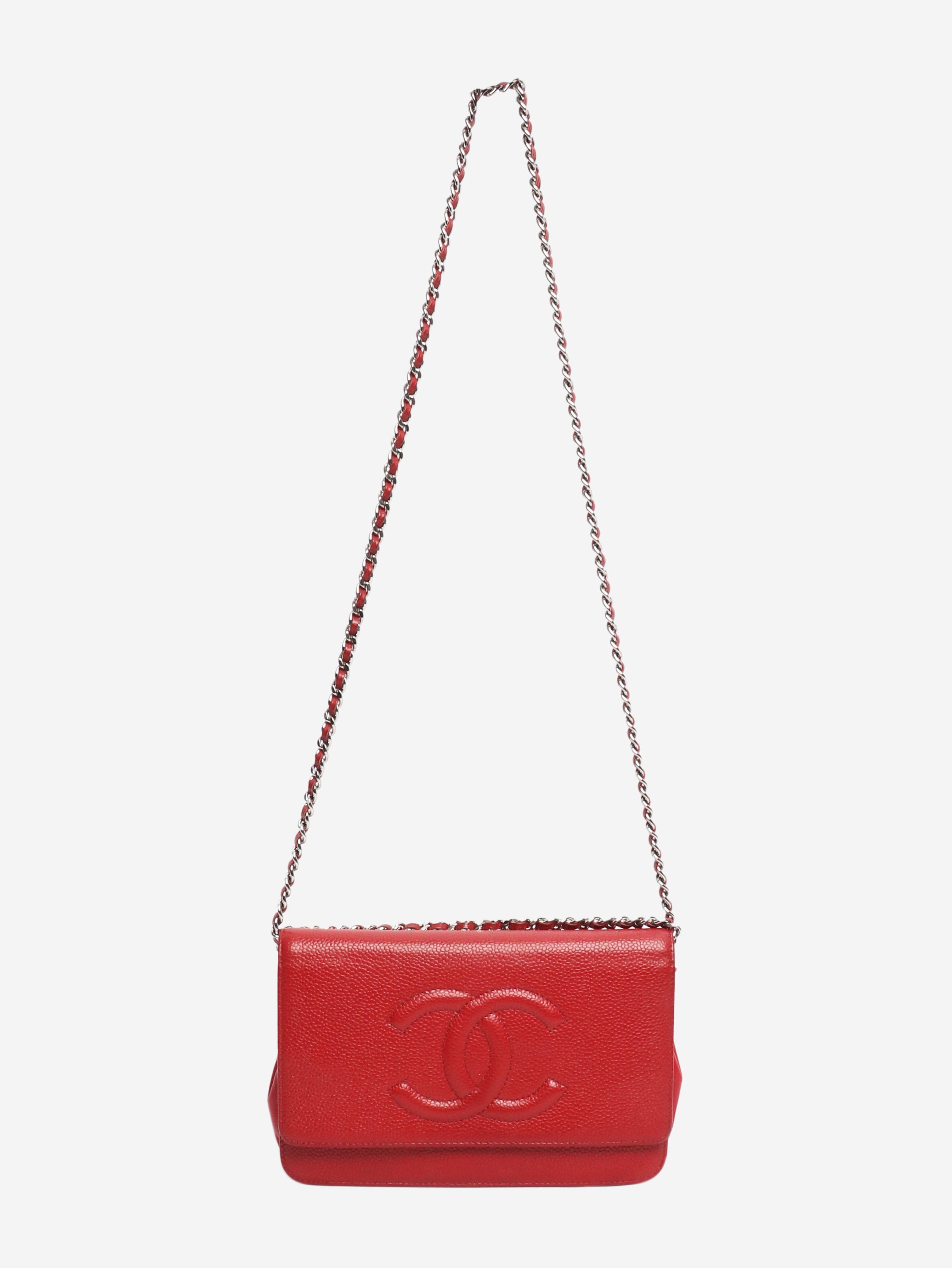 Red 2012 Wallet on Chain crossbody bag Shoulder bags Chanel 
